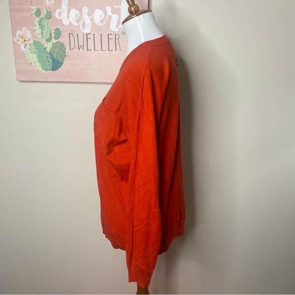 Orange Creek Red Sweater with Button Back Details - Picture 4 of 11